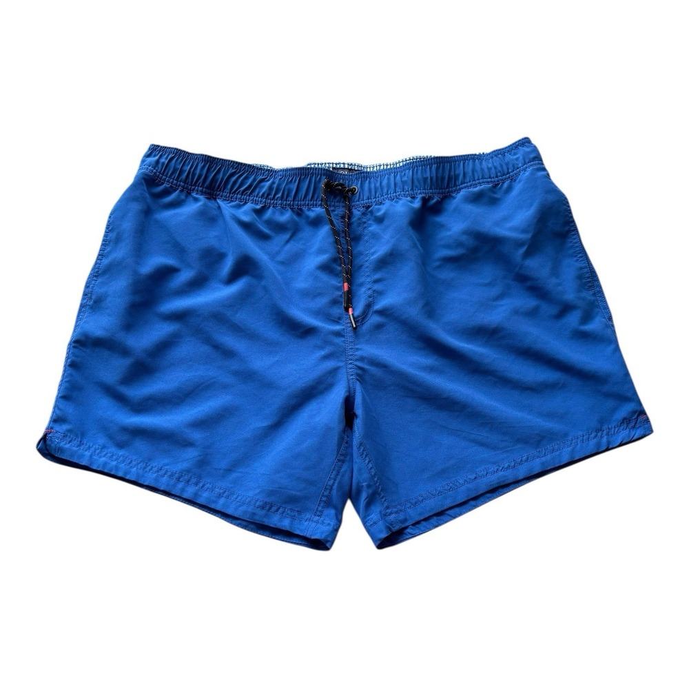 Joules‎ Swim Shorts Mens XXL Blue Trunks Drawstring Pockets Lined Beach Summer